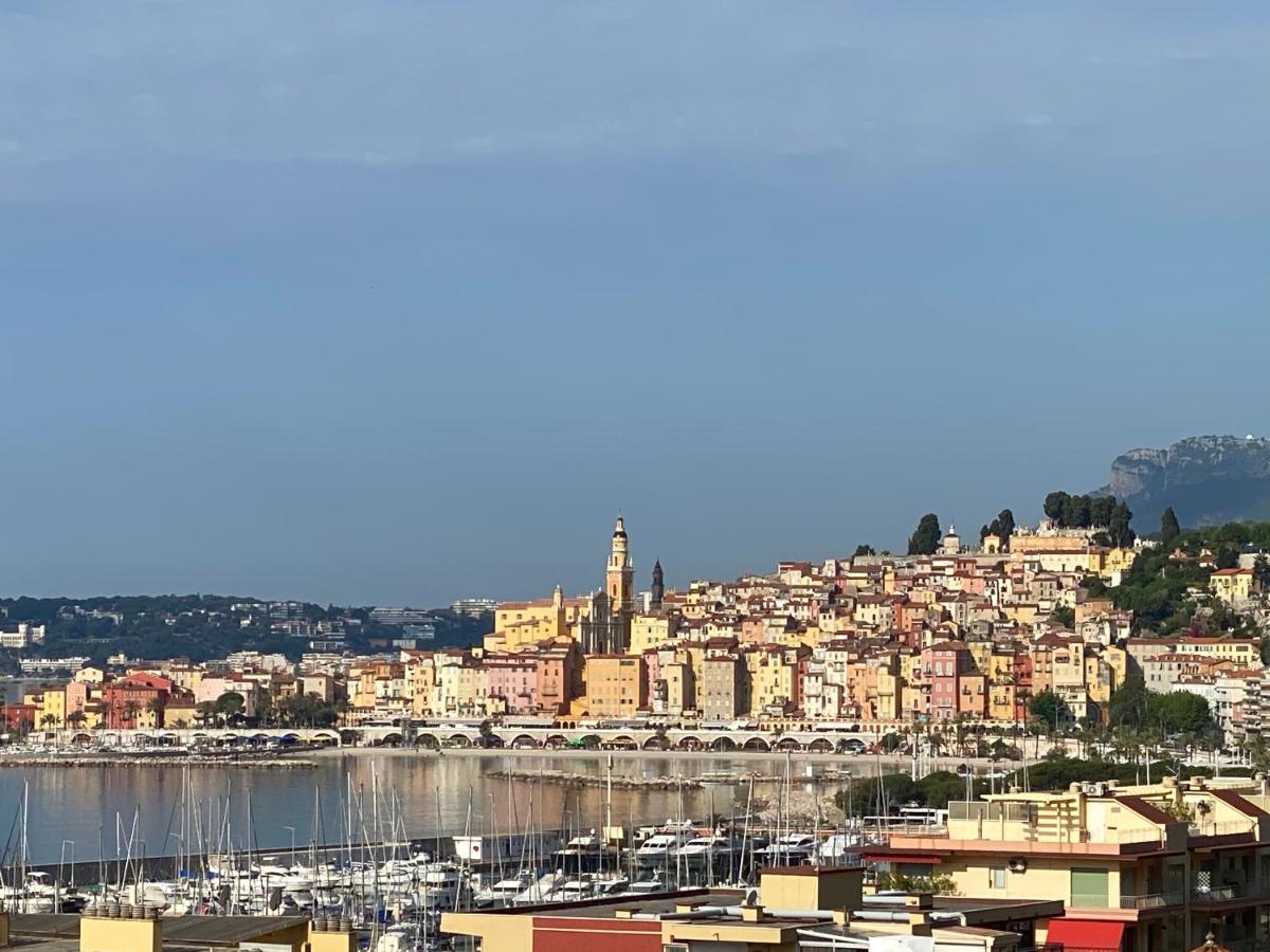 Apartamento Mansfield Vue Carte Postale Terrasse Piscine Calme Port A 200M A Pied Menton Exterior foto