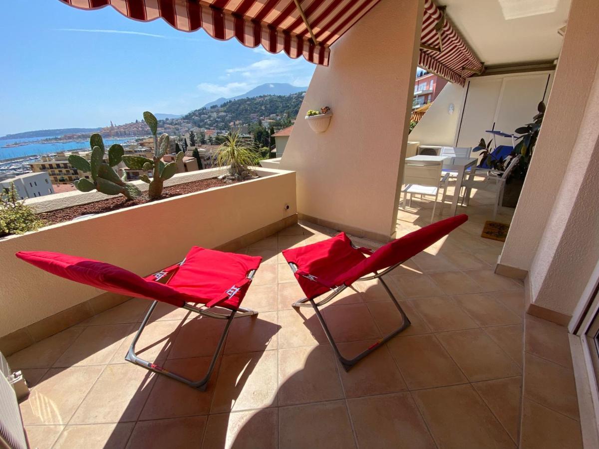 Apartamento Mansfield Vue Carte Postale Terrasse Piscine Calme Port A 200M A Pied Menton Exterior foto
